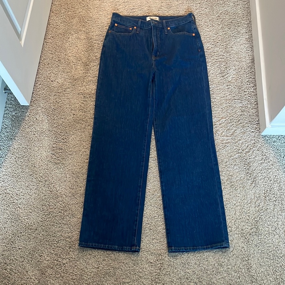 Madewell Jeans. Slim Wide Leg Full Length. Size 28.